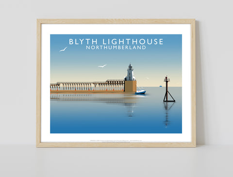 Blyth Lighthouse, Northumberland - Richard O'Neill Art Print