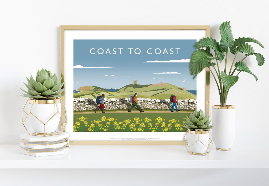 Coast To Coast By Artist Richard O'Neill - 11X14inch Premium Art Print