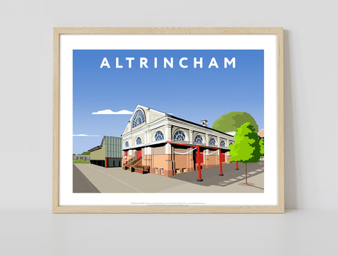 Altrincham By Artist Richard O'Neill - Premium Art Print