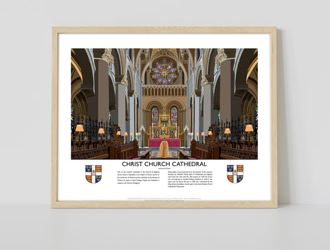 Christ Church Cathedral By Artist Richard O'Neill Art Print