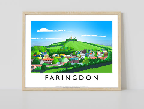 Faringdon By Artist Richard O'Neill - Premium Art Print