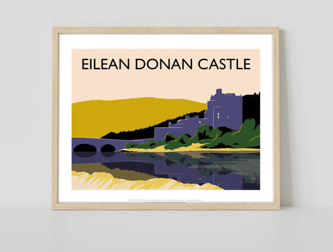 Eilean Donan Castle By Artist Richard O'Neill - Art Print