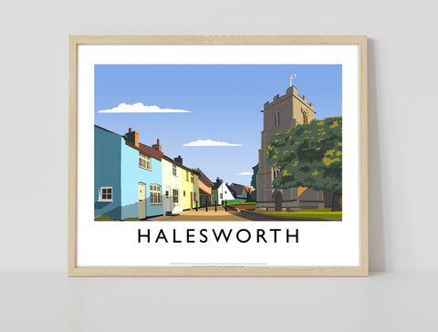 Halesworth By Artist Richard O'Neill - Premium Art Print