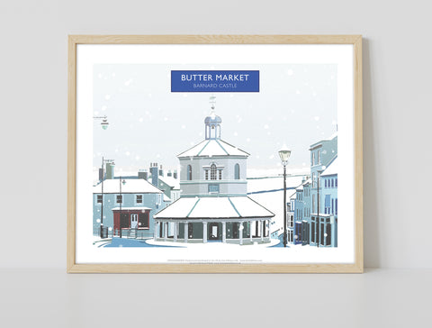 Butter Market, Barnard Castle By Richard O'Neill Art Print