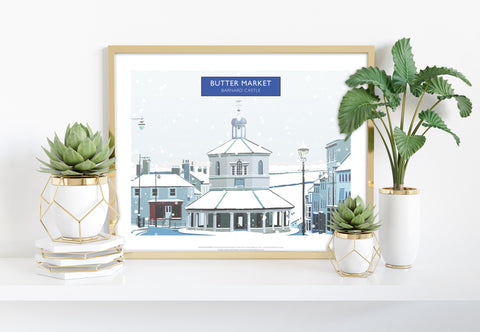 Butter Market, Barnard Castle By Richard O'Neill Art Print