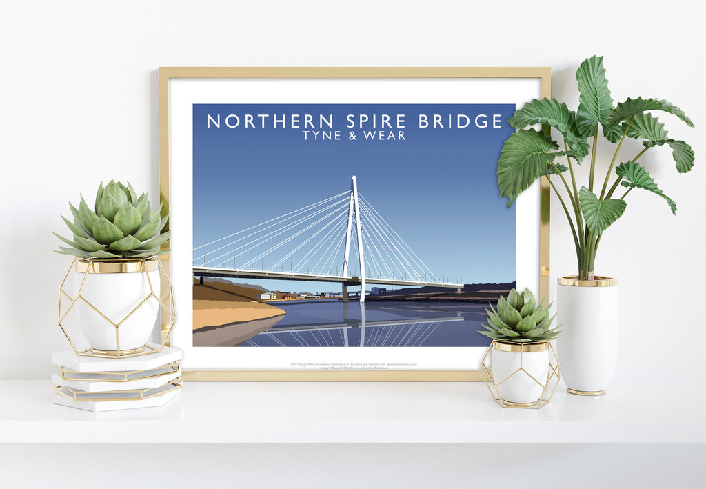 Northern Spire Bridge, Tyne And Wear - Art Print