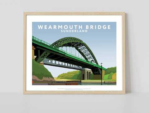 Wearmouth Bridge, Sunderland By Richard O'Neill Art Print