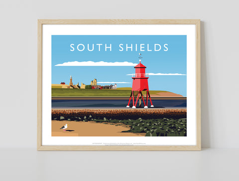 South Shields By Artist Richard O'Neill - Premium Art Print