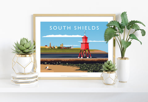 South Shields By Artist Richard O'Neill - Premium Art Print