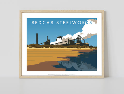 Redcar Steelworks By Artist Richard O'Neill - Art Print