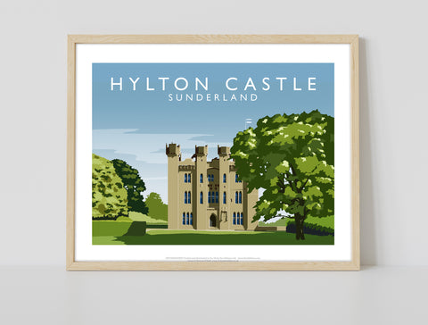 Hylton Castle Sunderland By Artist Richard O'Neill Art Print