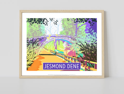 Jesmond Dene By Artist Richard O'Neill - Premium Art Print
