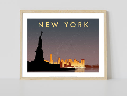 New York By Artist Richard O'Neill - Premium Art Print