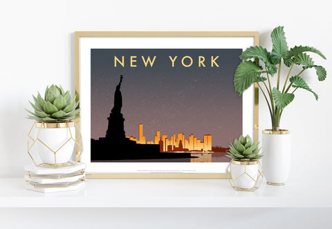 New York By Artist Richard O'Neill - Premium Art Print