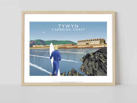 Tywyn, Cambrian Coast By Artist Richard O'Neill Art Print