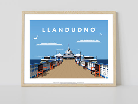 Llandudno By Artist Richard O'Neill - Premium Art Print