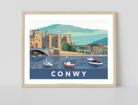 Conwy By Artist Richard O'Neill - 11X14inch Premium Art Print