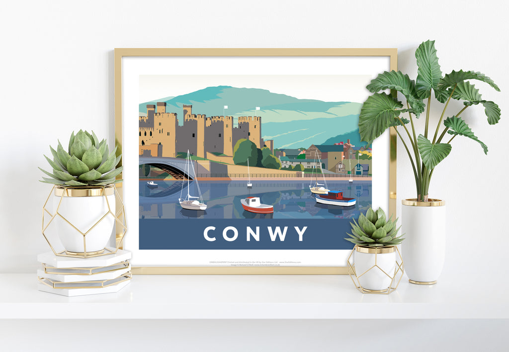 Conwy By Artist Richard O'Neill - 11X14inch Premium Art Print