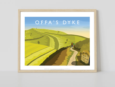 Offa's Dyke, Severn Estuary - 11X14inch Premium Art Print
