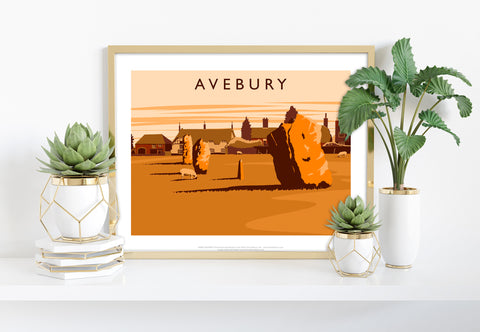 Avebury By Artist Richard O'Neill - 11X14inch Premium Art Print