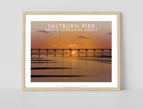 Saltburn Pier, North Yorkshire - Richard O'Neill Art Print