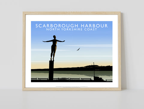 Scarborough Harbour, North Yorkshire - Art Print