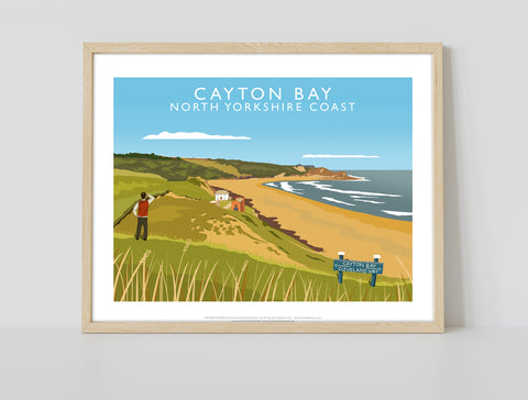 Cayton Bay, North Yorkshire Coast - Art Print