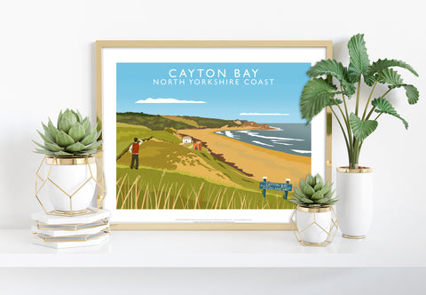 Cayton Bay, North Yorkshire Coast - Art Print