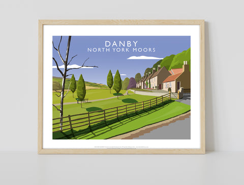 Danby, North York Moors By Artist Richard O'Neill Art Print