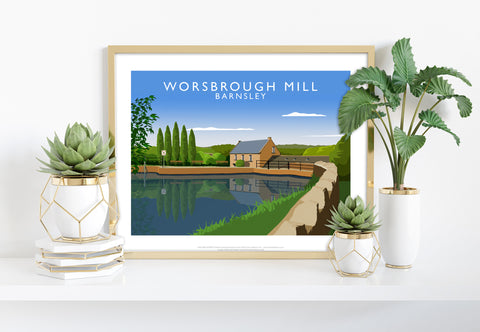 Worsbrough Mill, Barnsley By Richard O'Neill Art Print