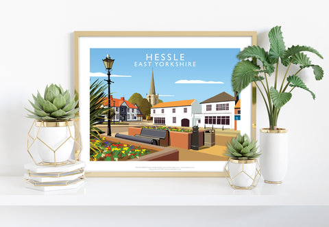 Hessle, East Yorkshire By Artist Richard O'Neill Art Print