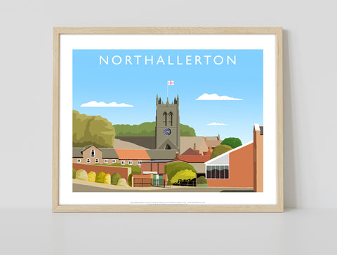 Northallerton By Artist Richard O'Neill - Premium Art Print