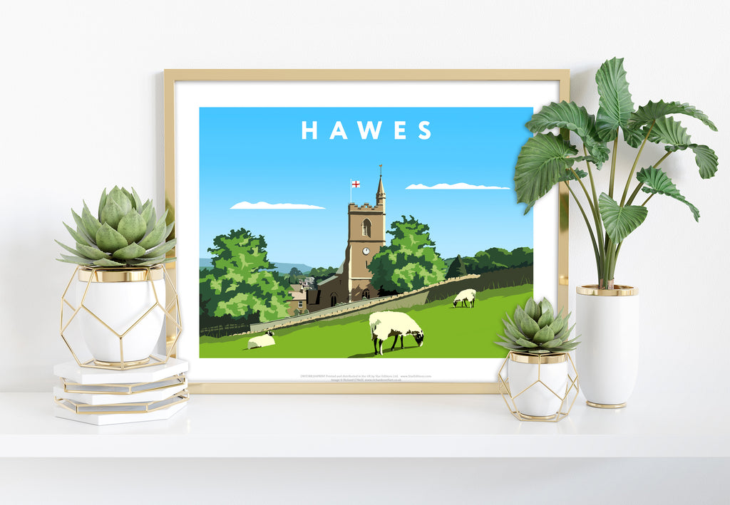 Hawes By Artist Richard O'Neill - 11X14inch Premium Art Print