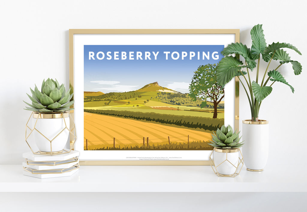 Roseberry Topping By Artist Richard O'Neill - Art Print