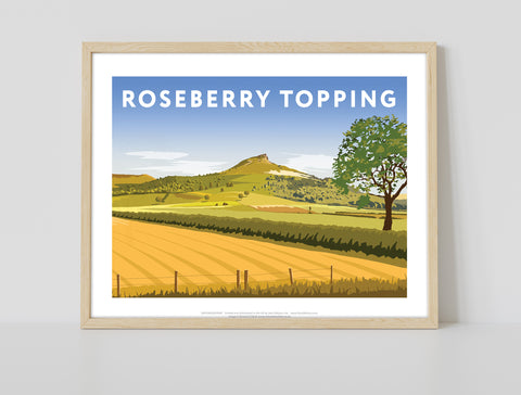 Roseberry Topping By Artist Richard O'Neill - Art Print