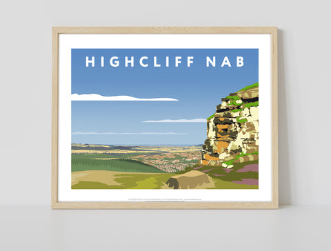 Highcliff Nab By Artist Richard O'Neill - Premium Art Print