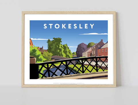 Stokesley By Artist Richard O'Neill - Premium Art Print