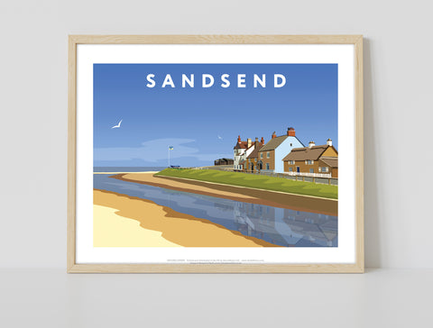 Sandsend By Artist Richard O'Neill - Premium Art Print