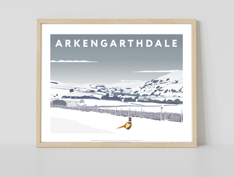 Arkengarthdale In The Snow - Richard O'Neill Art Print