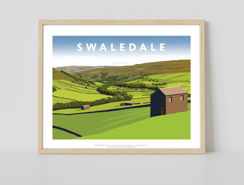 Swaledale By Artist Richard O'Neill - Premium Art Print