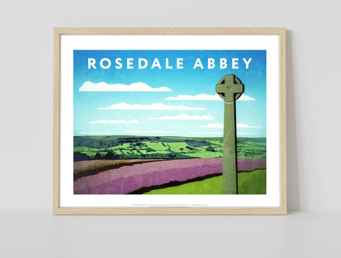 Rosedale Abbey By Artist Richard O'Neill - 11X14inch Premium Art Print
