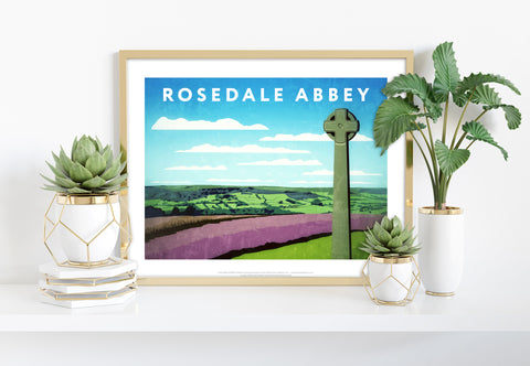 Rosedale Abbey By Artist Richard O'Neill - 11X14inch Premium Art Print