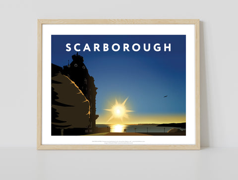 Scarborough, Sunrise Grand Hotel - Richard O'Neill Art Print