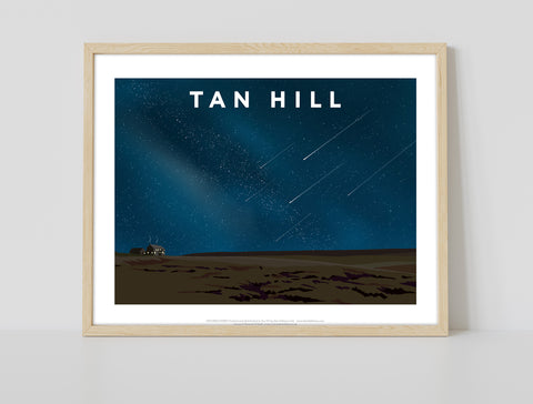 Tan Hill, Night By Artist Richard O'Neill - Art Print