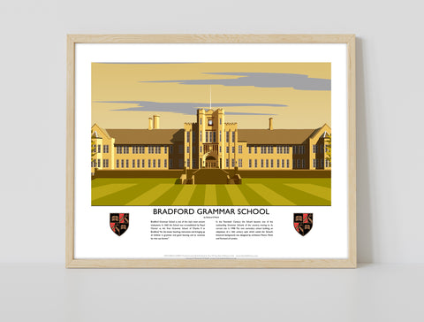 Bradford Grammer School, Bradford - 11X14inch Premium Art Print