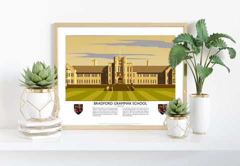 Bradford Grammer School, Bradford - 11X14inch Premium Art Print