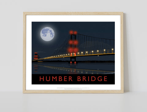 Humber Bridge, Yorkshire - 11X14inch Premium Art Print