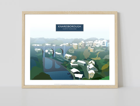 Knaresborough, North Yorkshire In Snow -Art Print