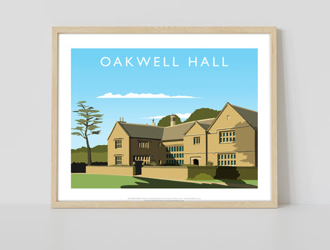 Oakwell Hall By Artist Richard O'Neill - Premium Art Print