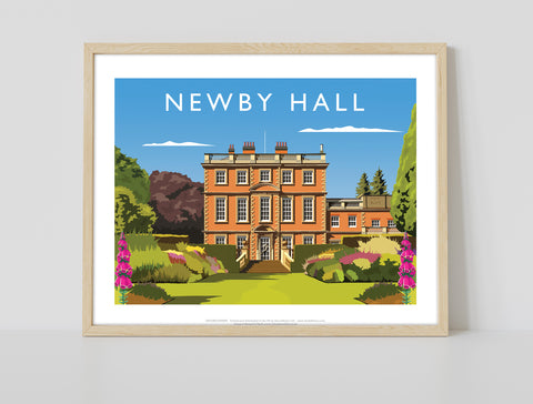 Newby Hall By Artist Richard O'Neill - Premium Art Print